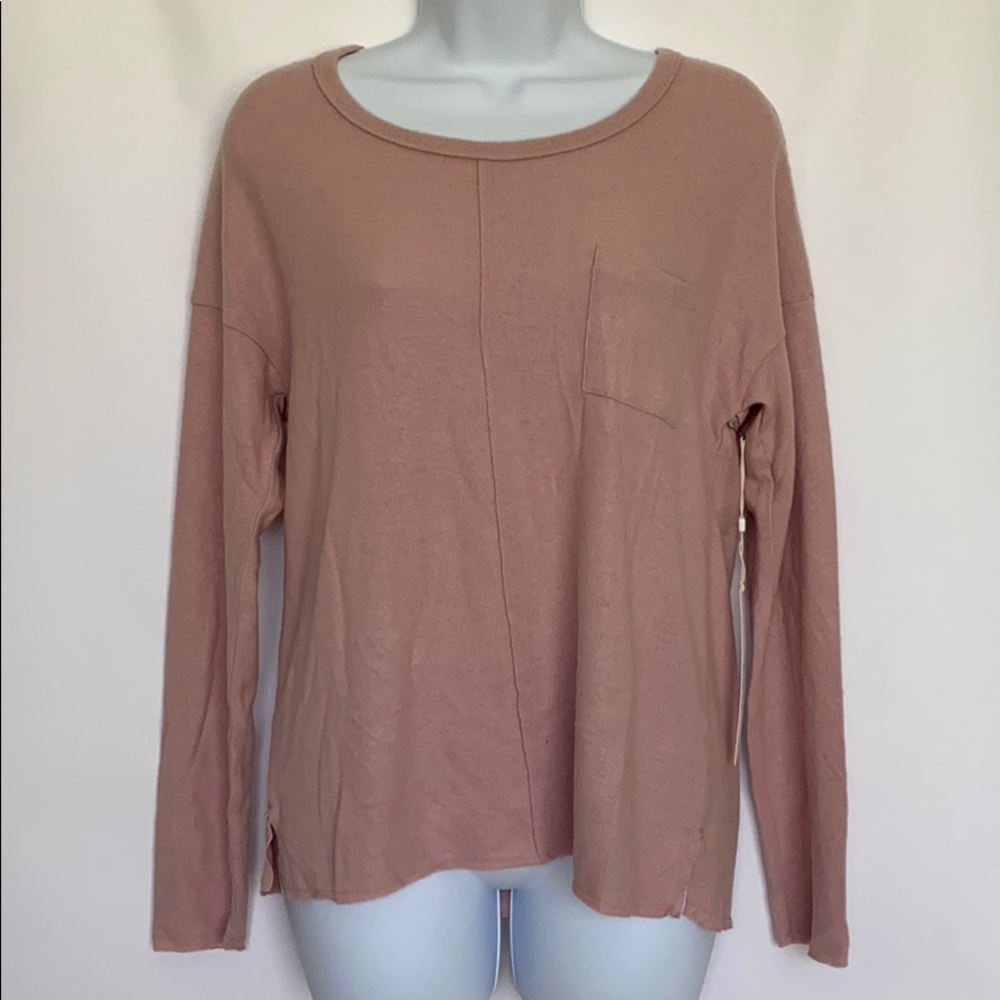 Caslon Raw Edge Pocket Tee